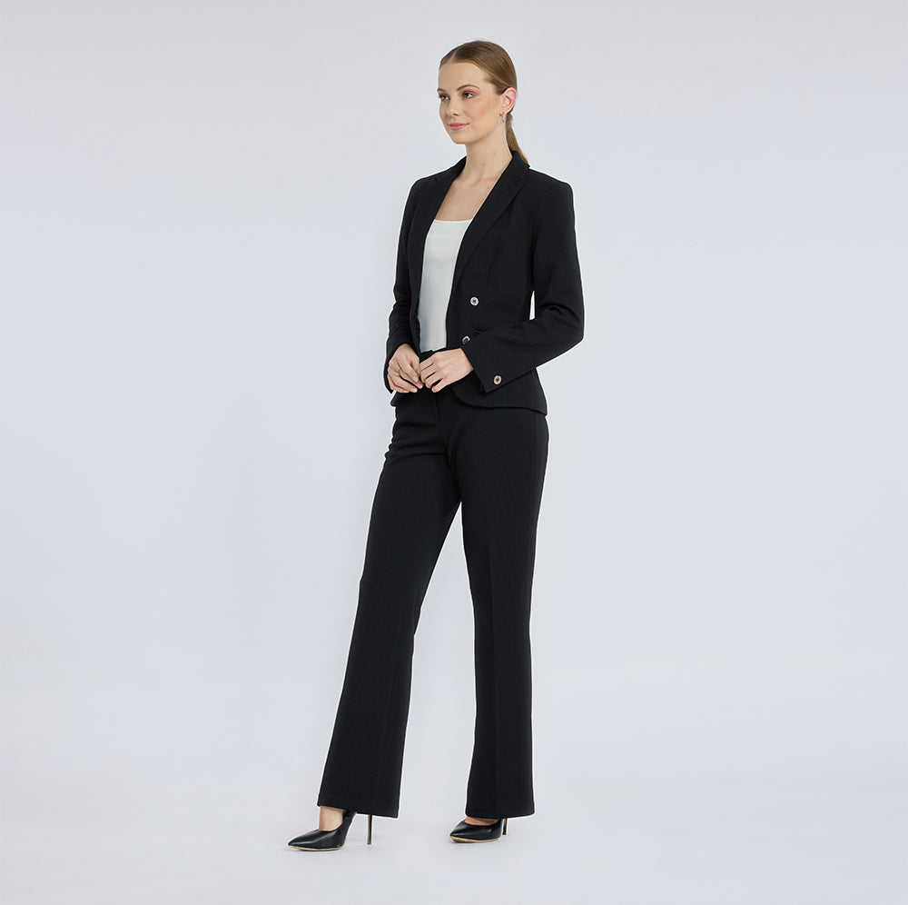 Saco Básico de textura con botones Ver Saco Mujer Vanity