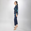 Blusa holgada print floreado