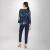Blusa holgada print floreado