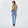 Camisa Oversize floreada