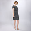 Vestido de windowpane