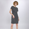 Vestido de windowpane