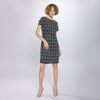 Vestido de windowpane