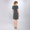 Vestido de windowpane