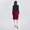 Falda velvet Vino