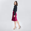 Falda velvet Vino