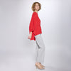 Blusa con manga batwing