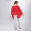 Blusa con manga batwing
