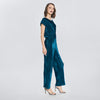 Jumpsuit Velvet (negro/ petroleo)