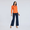 Blusa pliegues en hombros