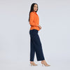 Blusa pliegues en hombros