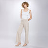 Pantalón wide de punto