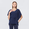 Blusa con lazo de cinturón