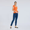Top cuello redondo manga corta