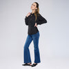Blusa de pliegues