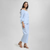 Blusa de rayas manga tres cuartos