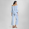 Blusa de rayas manga tres cuartos