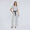 Jumpsuit Bow Floral