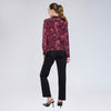 Maxi blusa con print