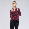 Maxi blusa con print