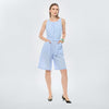 Jumpsuit de lino corto