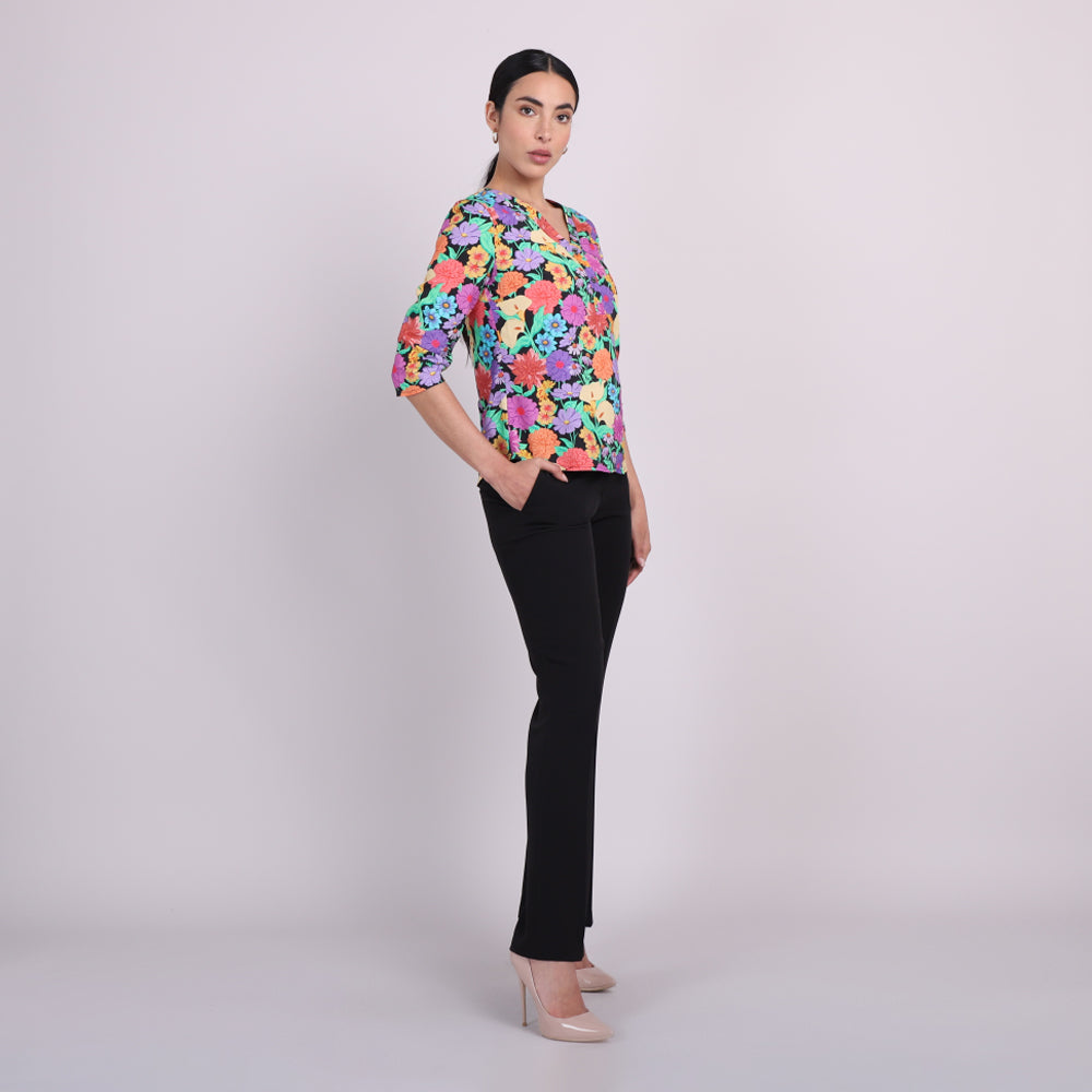 
                  
                    Blusa Estampado Floral 3/4
                  
                