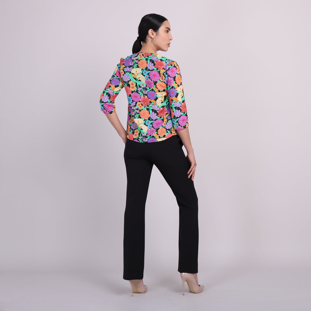 
                  
                    Blusa Estampado Floral 3/4
                  
                