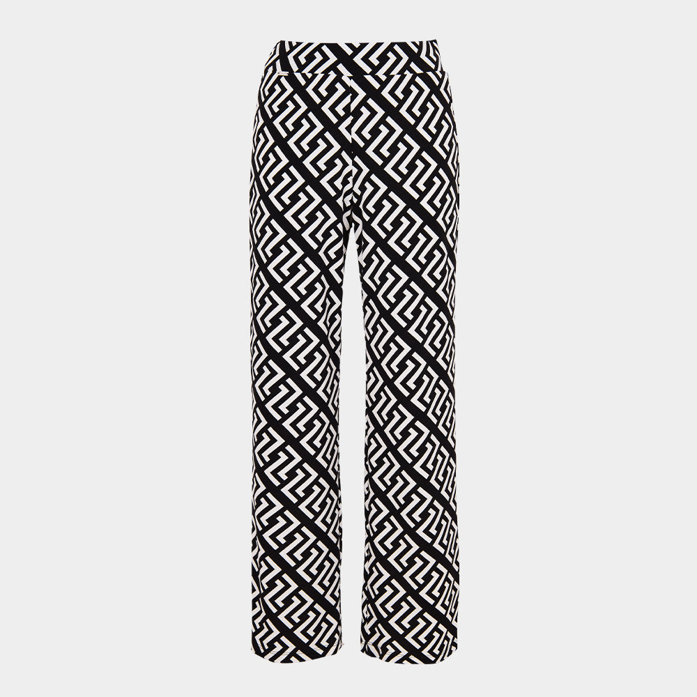 
                  
                    Pantalón Flowy En Contraste
                  
                