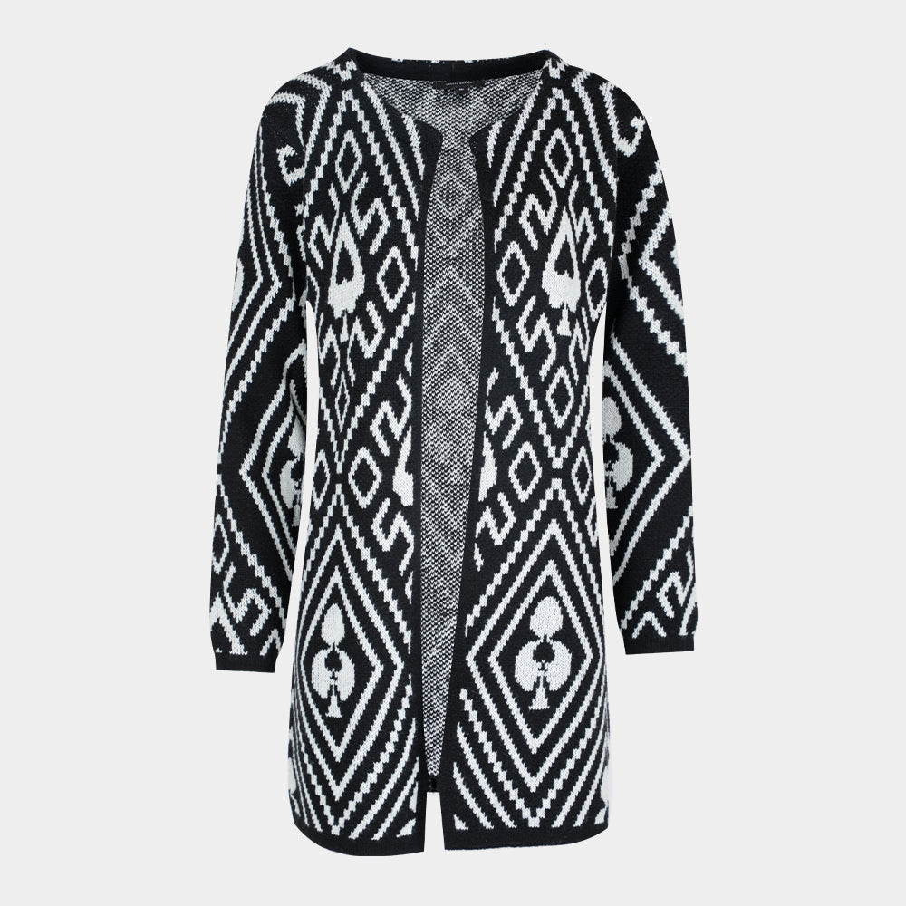 Sueter largo abierto best sale
