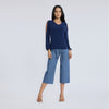 Blusa abierta de la manga