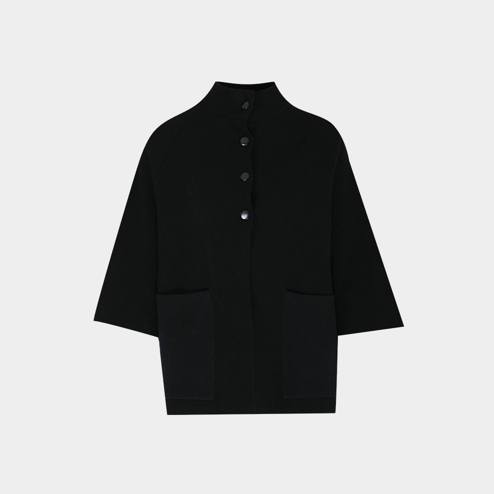 Abrigo Oversize Cuello Alto