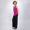 Blusa cruzada con broche