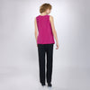 Blusa cruzada con broche