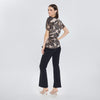 Blusa Estampado Floral Cuello Redondo