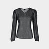 Blusa Traslúcida Lunares