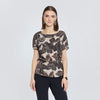 Blusa Estampado Floral Cuello Redondo