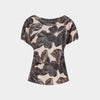 Blusa Estampado Floral Cuello Redondo
