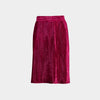 Falda velvet Vino
