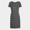 Vestido de windowpane
