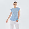 Blusa de punto manga corta