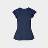 Blusa de punto manga corta