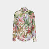 Blusa manga larga floreada
