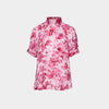Blusa cuello alto fucsia