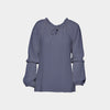 Blusa manga fruncida