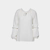 Blusa manga fruncida