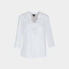Blusa con flores bordadas