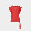 Blusa fluida texturizada