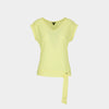 Blusa fluida texturizada