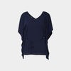Blusa con lazo de cinturón