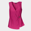 Blusa cruzada con broche